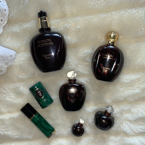 Vintage 80's Christian Dior Vanity perfume cologne bottles lot - Picture 6 of 13